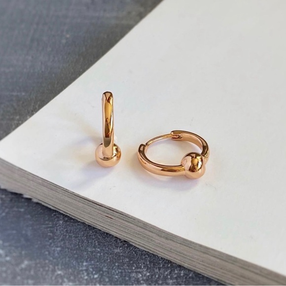 LAST ONE🔥 Hoop Earrings | 18K Gold Plated Luxury Jewelry - Picture 1 of 10